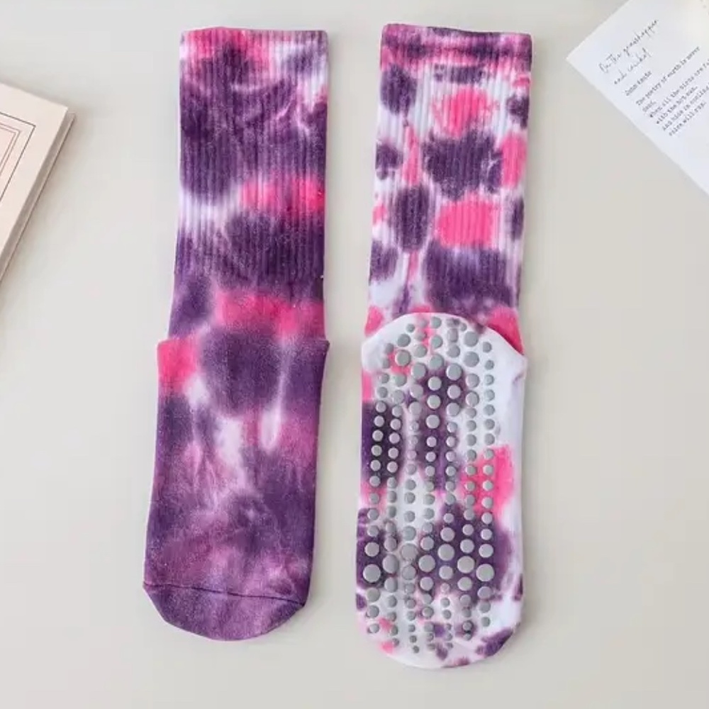 Tie Dye Pilates Socks - NEW